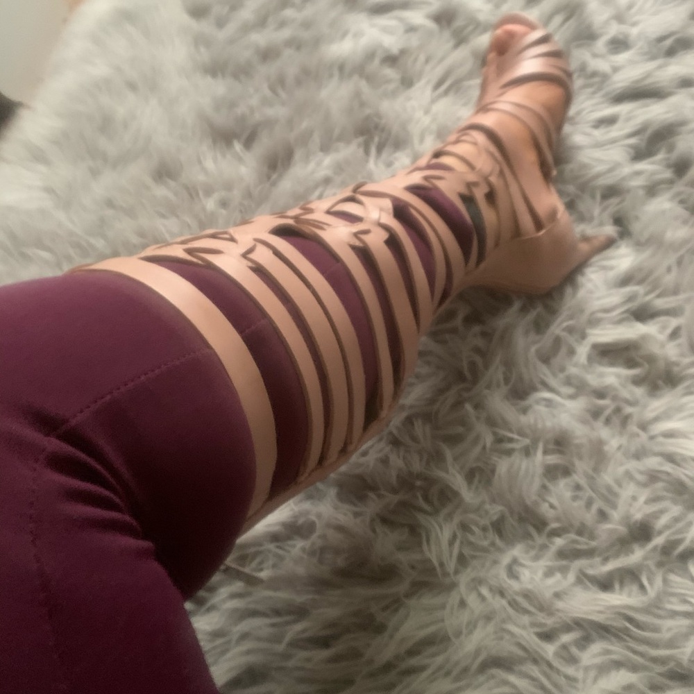 Vince Camuto Knee high gladiator sandals